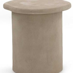 MESA DE CENTRO COLOR CEMENTO ARENA DE POLIRESINA Gabar
