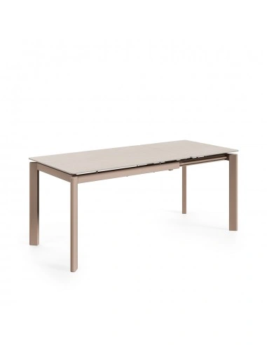 MESA CONSTANCE 120 TRAVERTINO/BEIGE
