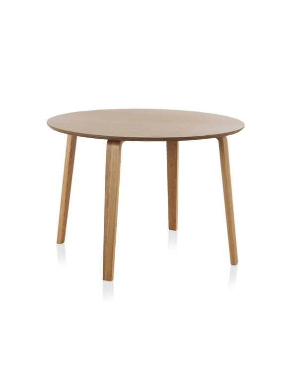 MESA MADERA DE CONTRACHAPADO DE ROBLE 110 DIAM - Imagen 2