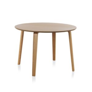 MESA MADERA DE CONTRACHAPADO DE ROBLE 110 DIAM  Gabar