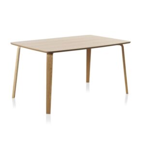 MESA MADERA DE CONTRACHAPADO DE ROBLE 150X90 CM  Gabar