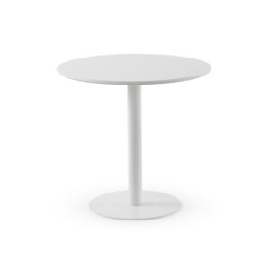 MESA MELAMINA BLANCA 80 DIAMETRO