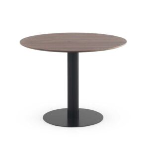 MESA MELAMINA NOGAL 100 DIAMETRO