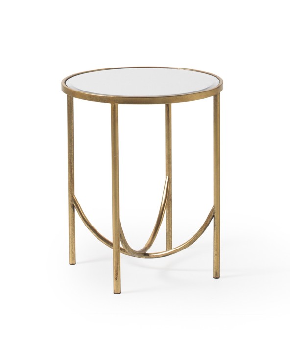 MESITA AUXILIAR METALICA DORADA - Imagen 2