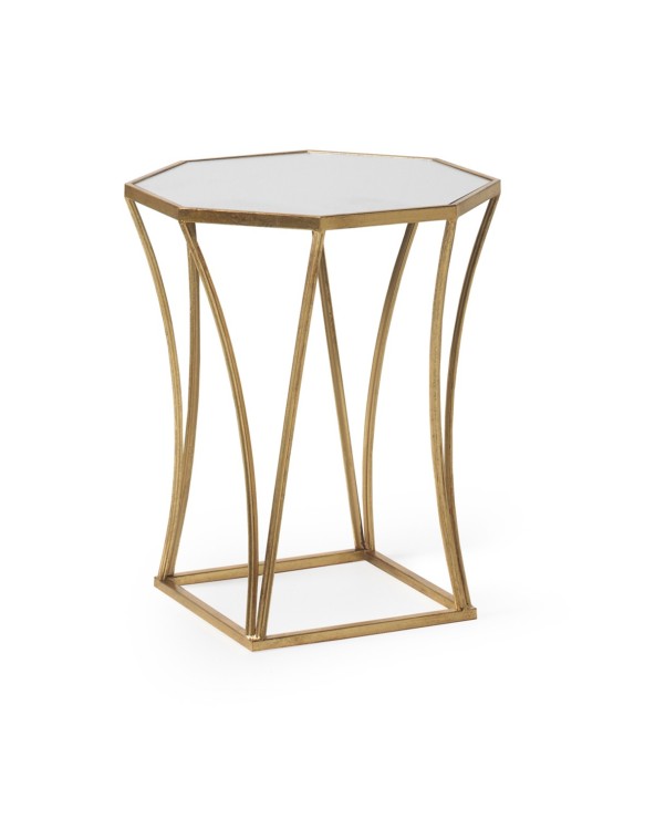 MESITA AUXILIAR METALICA DORADA - Imagen 2