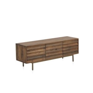 MUEBLE TV 3 PUERTAS MADERA MACIZA DE MANGO