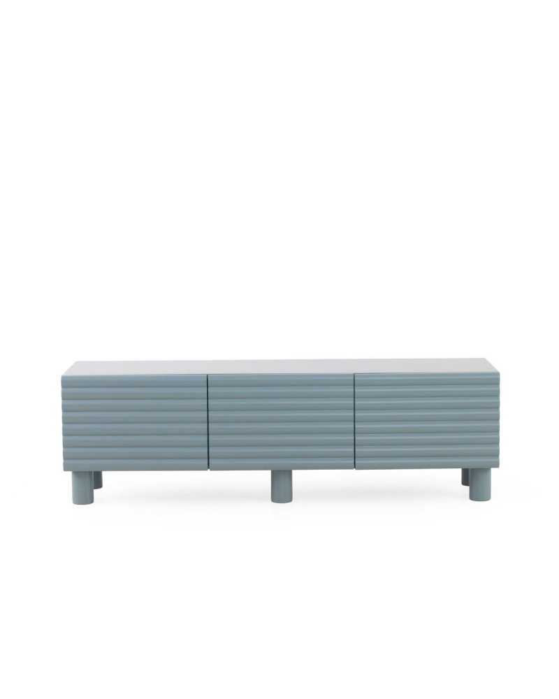 MUEBLE TV MDF COLOR AZUL PALOMA