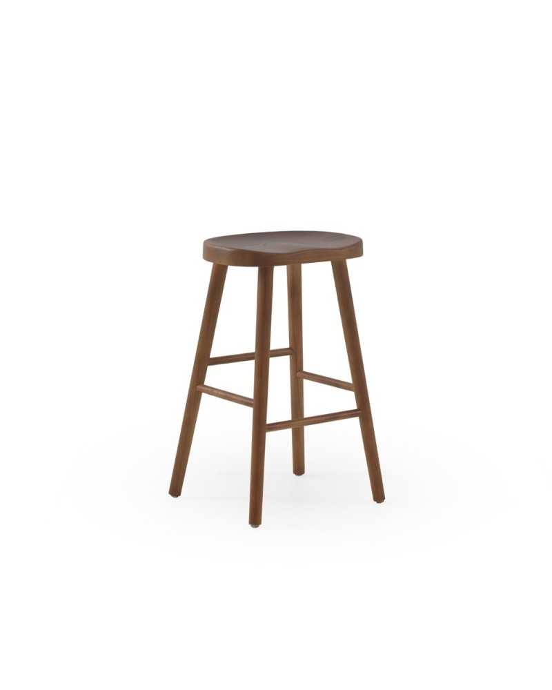 PACK 2 TABURETES MADERA DE TOON COLOR NOGAL