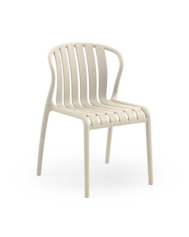 PACK 4 SILLAS PP COLOR CREMA