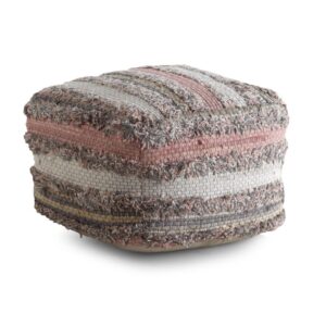 POUF ALGODON Y POLIESTER 45X45X35 CM Gabar