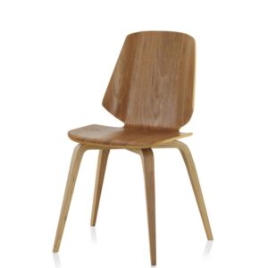 SILLA MADERA CONTRACHAPADO ROBLE  Gabar