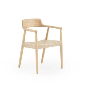 SILLON MADERA DE TOON CON ASIENTO TRENZADO  Gabar