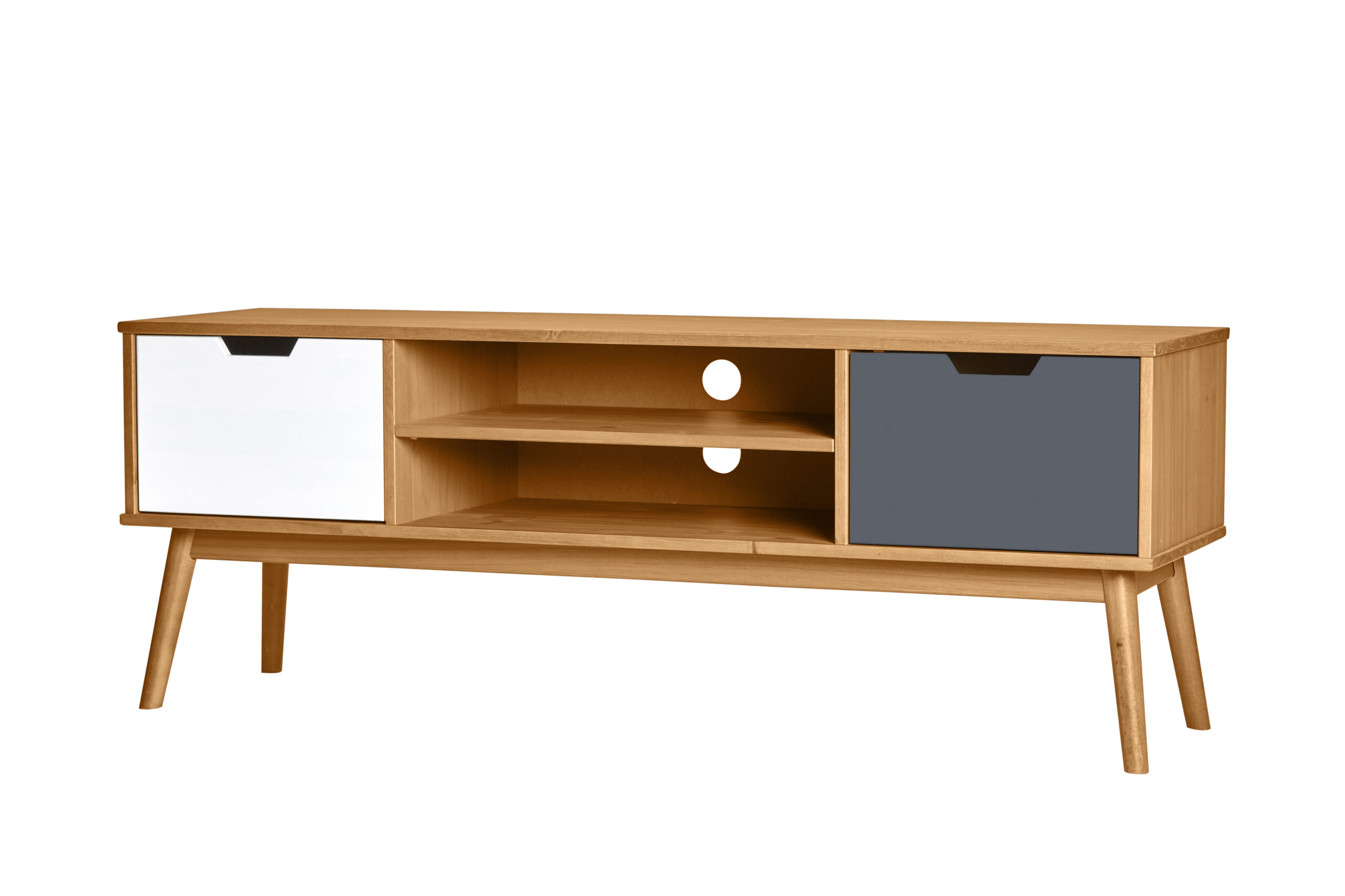 MUEBLE TV CUSCO 2P CERA/GRIS T-BLANCO - Imagen 5