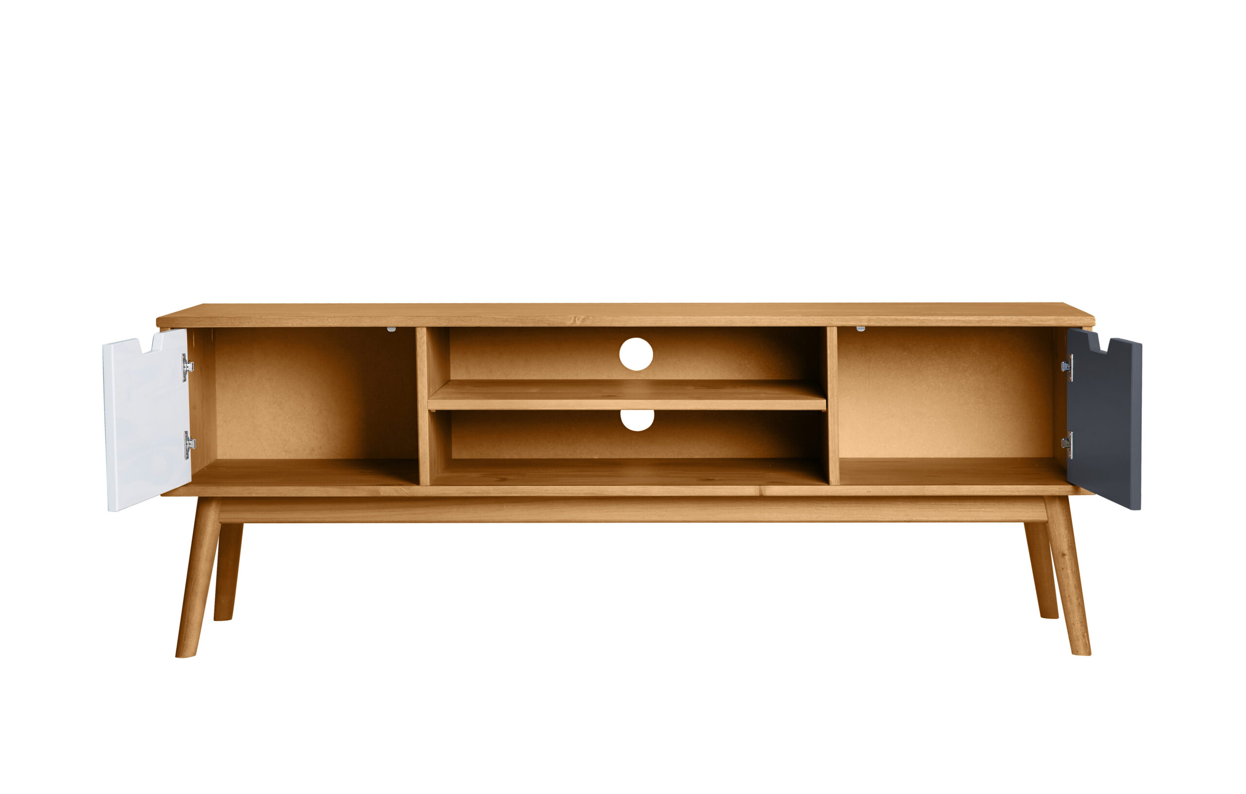 MUEBLE TV CUSCO 2P CERA/GRIS T-BLANCO - Imagen 7