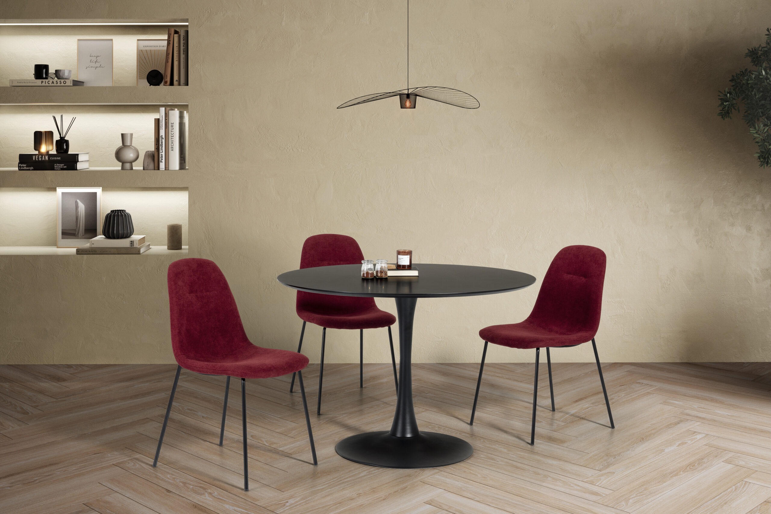 MESA REDON. ODA 110CM NEGRO - Imagen 3