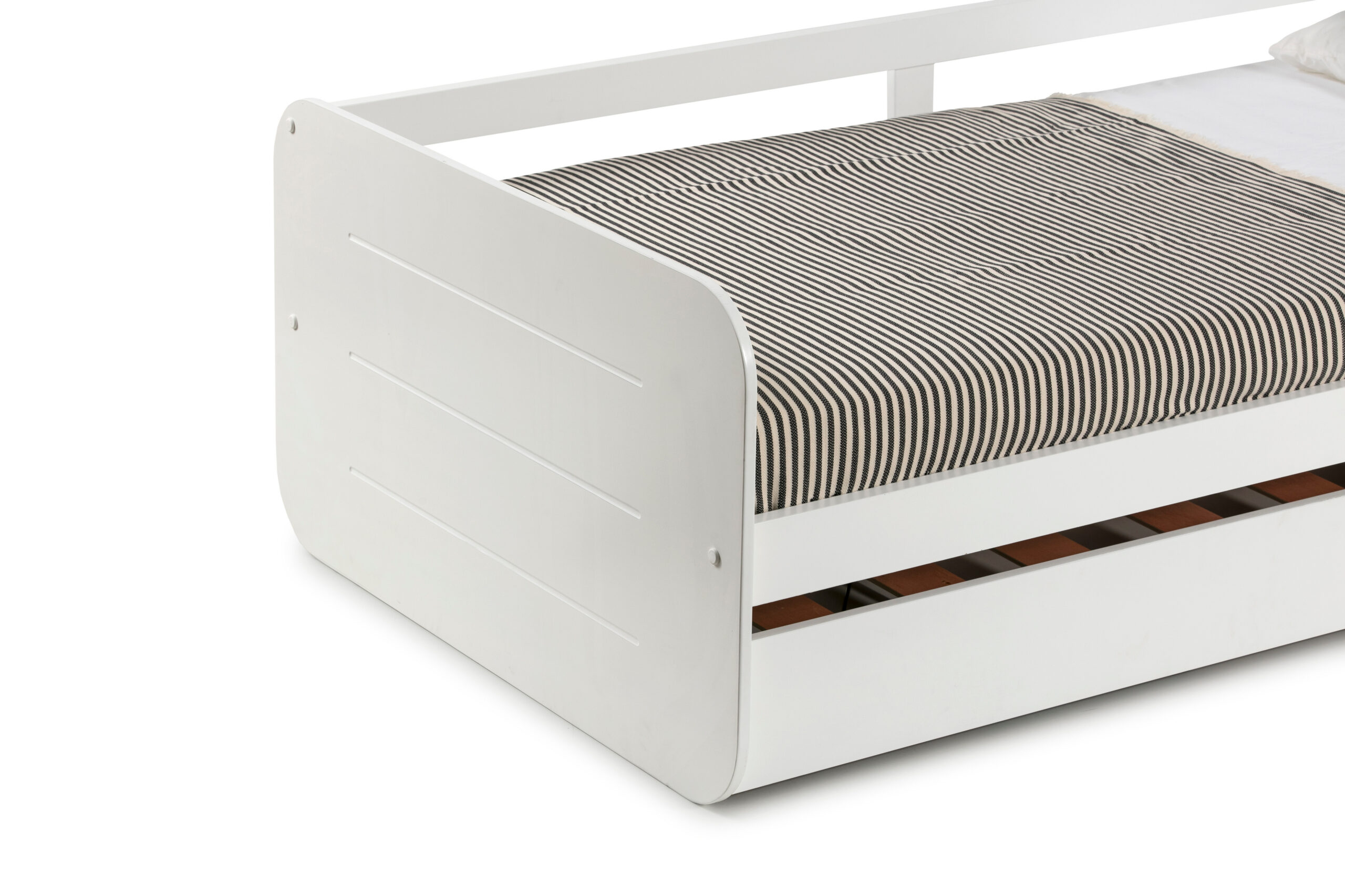 CAMA NIDO REDONA 90CM BLANCO C/SMA - Imagen 7