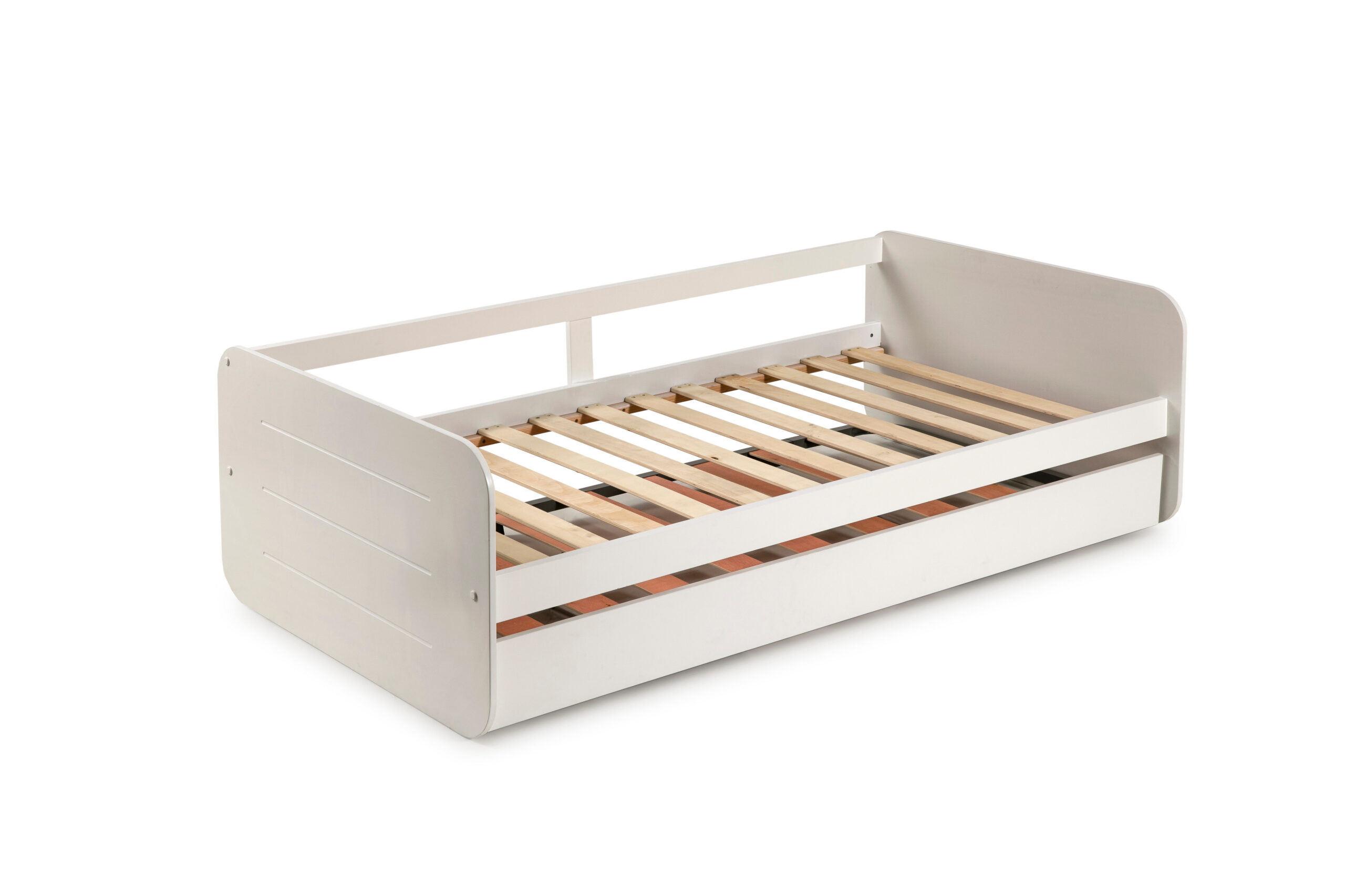 CAMA NIDO REDONA 90CM BLANCO C/SMA - Imagen 11