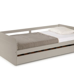 CAMA NIDO REDONA 90CM GRIS C/SMA