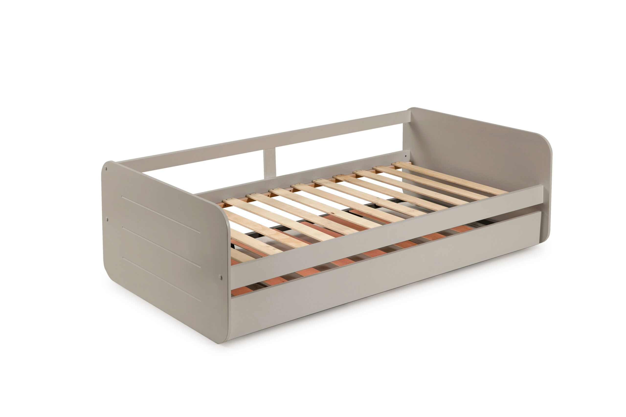 CAMA NIDO REDONA 90CM GRIS C/SMA - Imagen 11