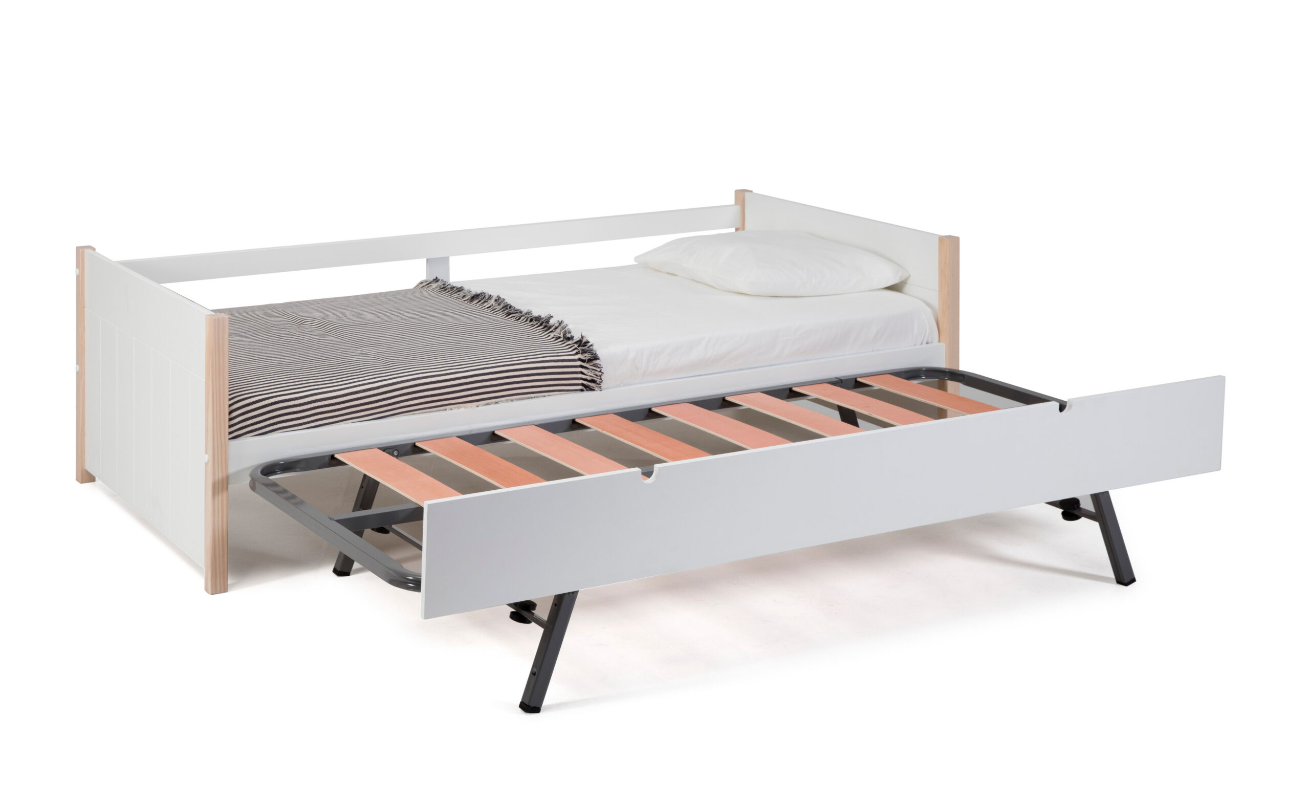 CAMA NIDO KIARA 90X190 BLANCO/CERA BLANCA C/SMA - Imagen 8