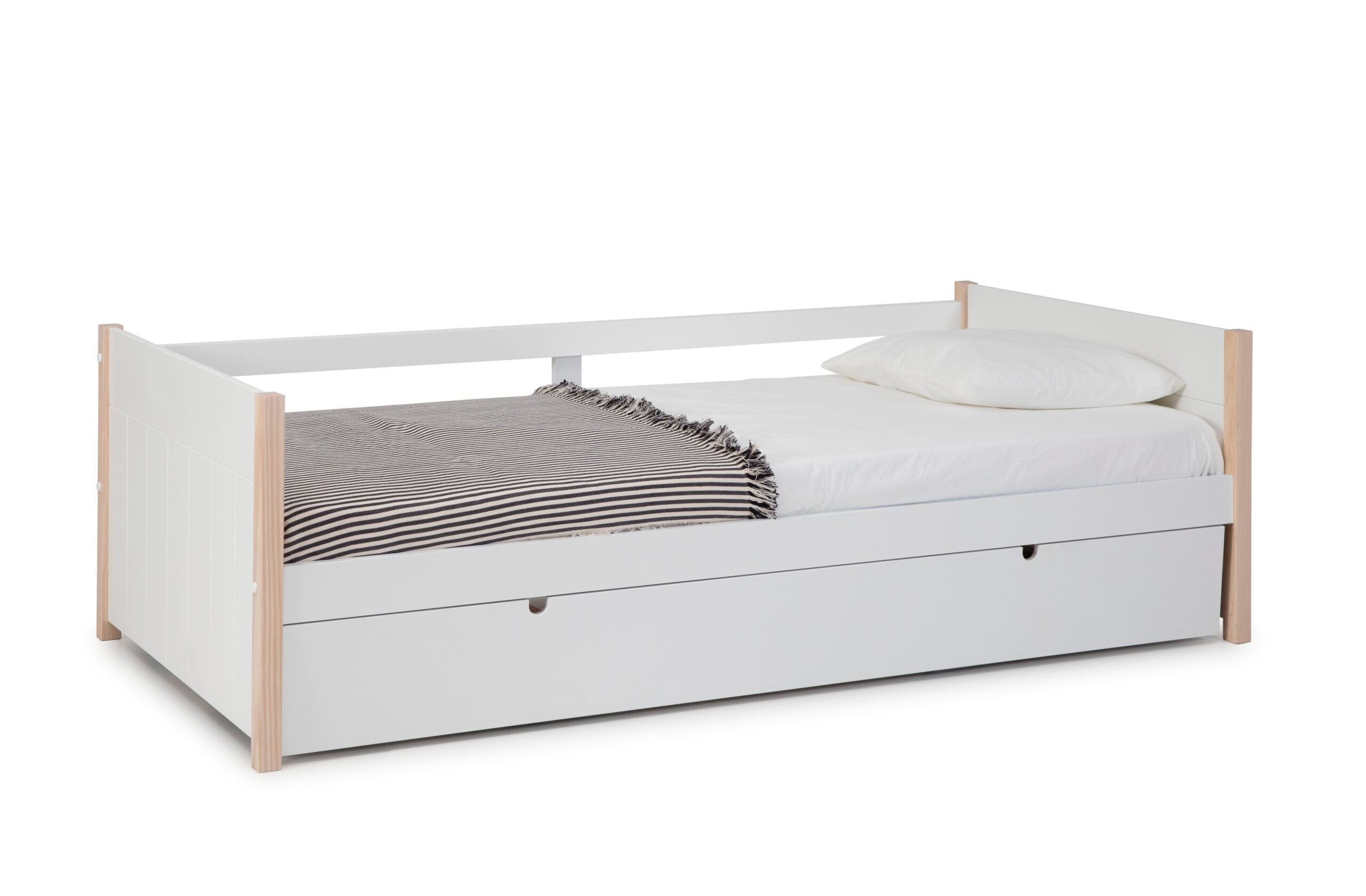 CAMA NIDO KIARA 90X190 BLANCO/CERA BLANCA C/SMA - Imagen 10