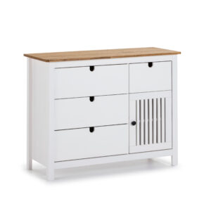 COMODA BRUNA 3C1c1P CERA/BLANCO LAV