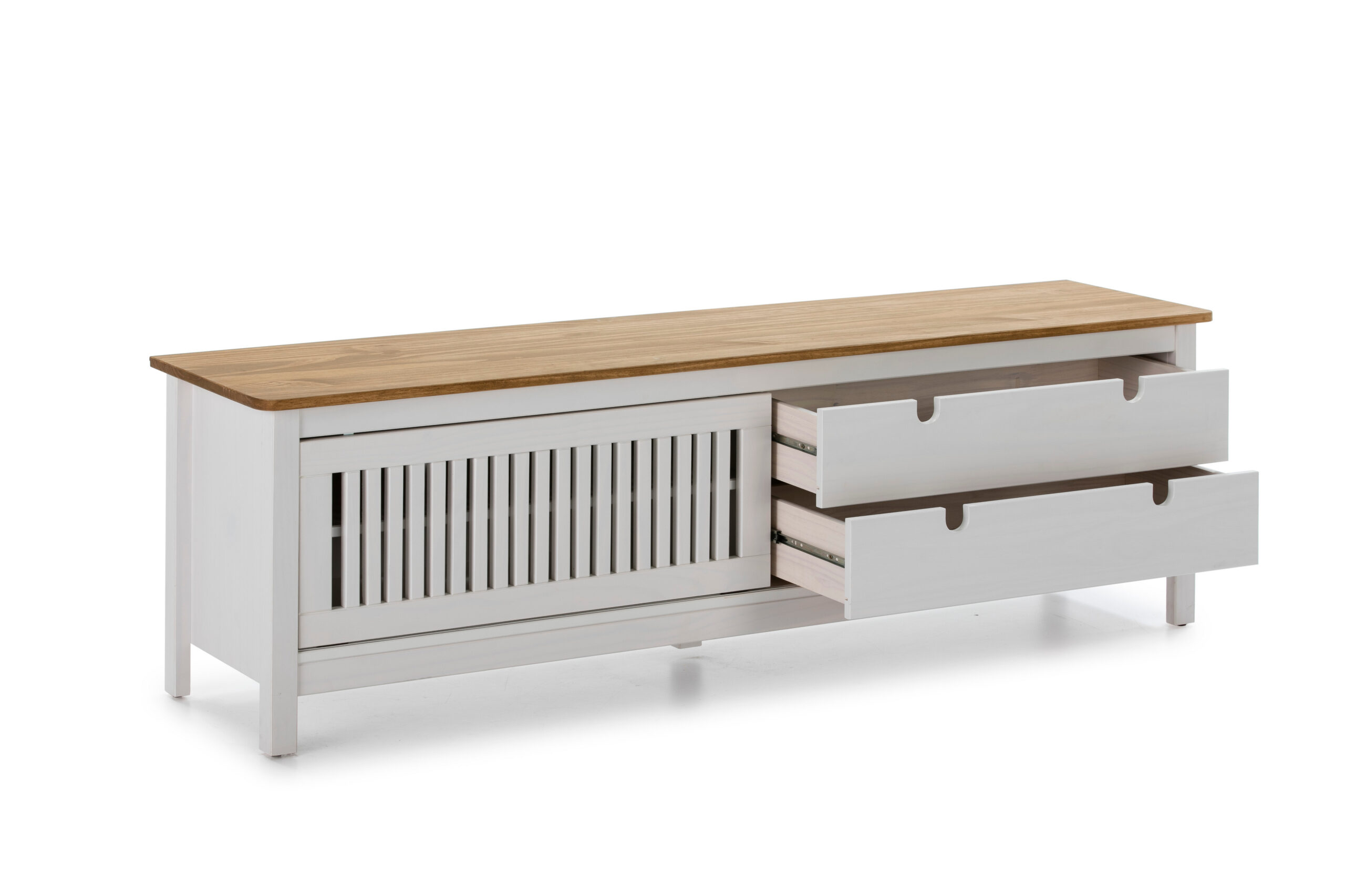 MUEBLE TV BRUNA 1PTACORR/2C CERA/BLANCO LAV - Imagen 8