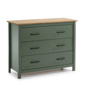 COMODA MIRANDA 3C VERDE 5615/CERA