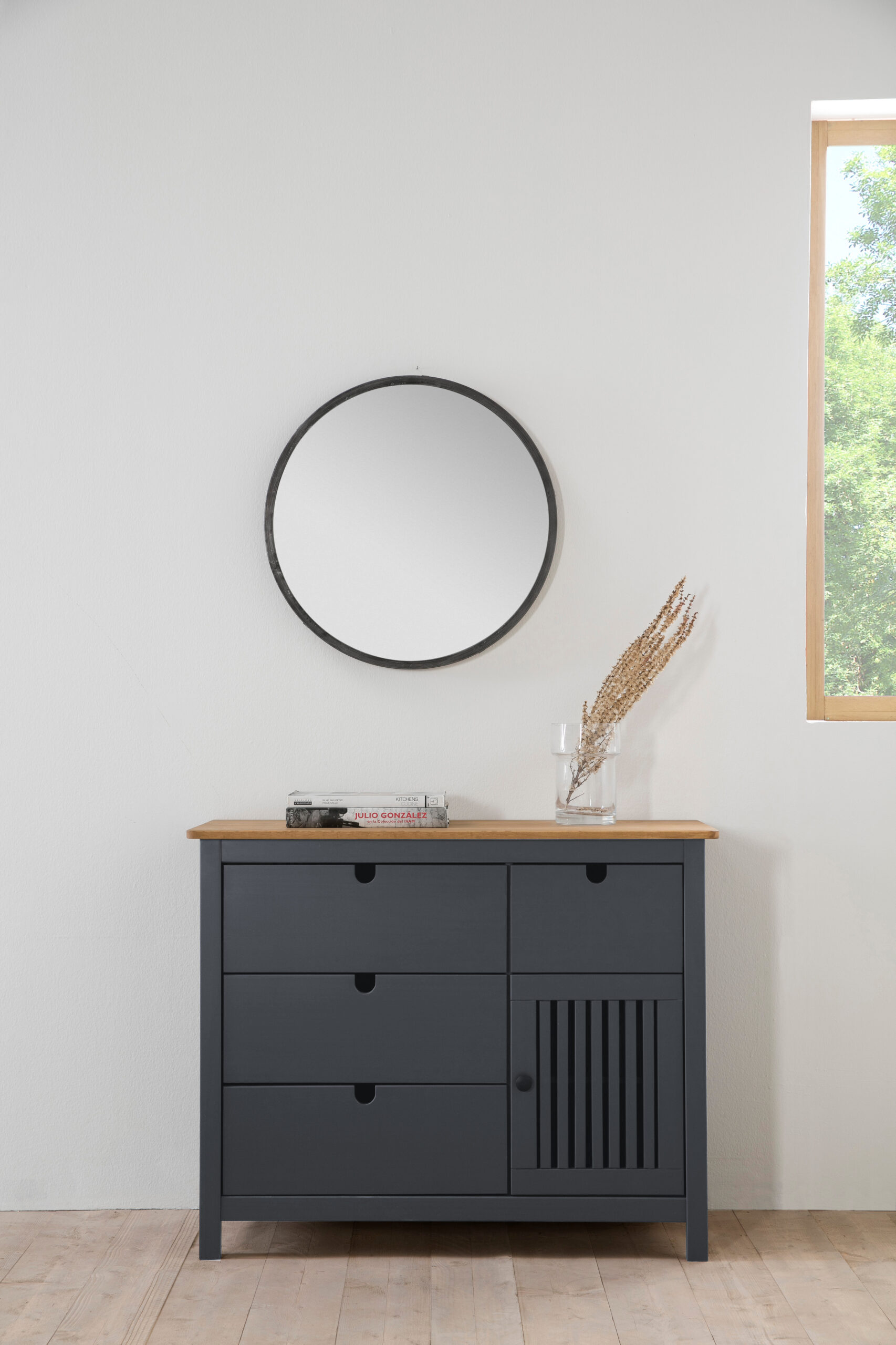 COMODA BRUNA 3C1c1P CERA/GRIS ANTRACITA - Imagen 6