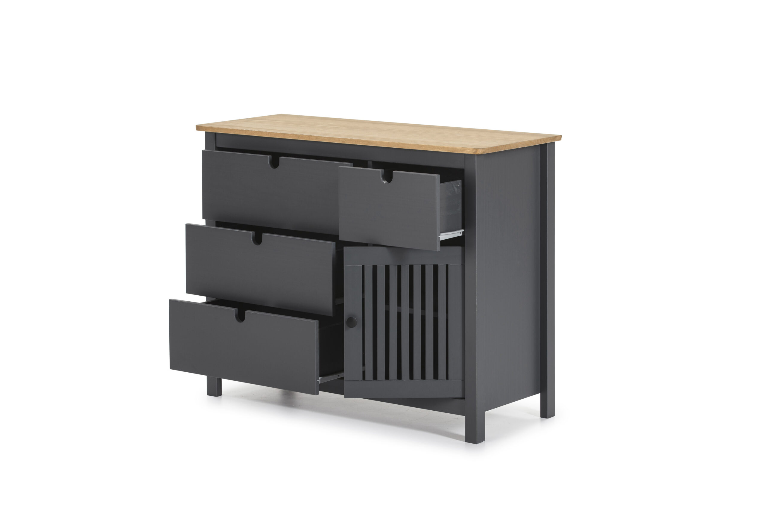 COMODA BRUNA 3C1c1P CERA/GRIS ANTRACITA - Imagen 11