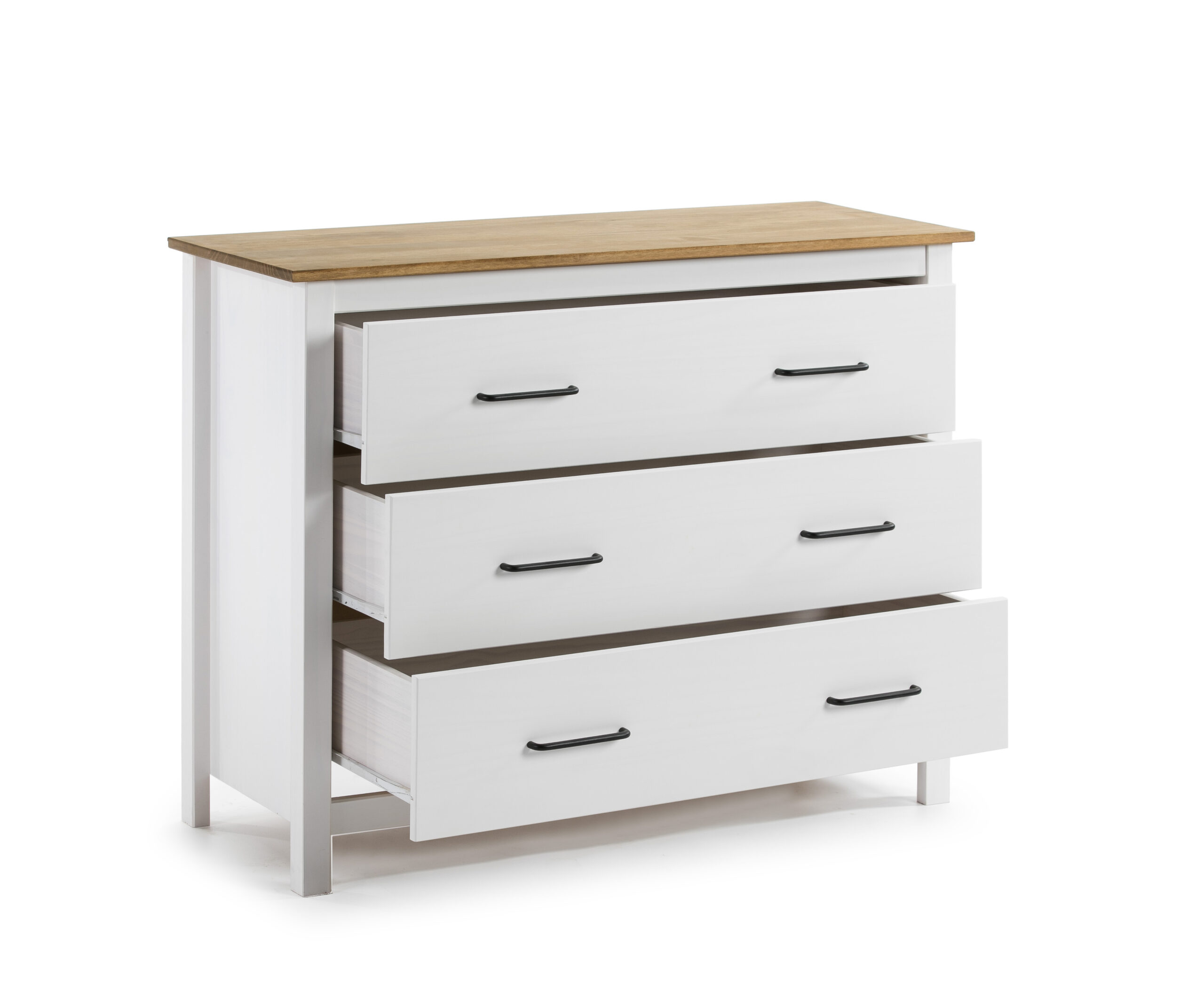 COMODA MIRANDA 3C BLANCO/CERA - Imagen 6