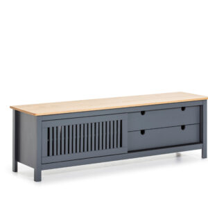 MUEBLE TV BRUNA 1PTACORR/2C CERA/GRIS ANTRACITA