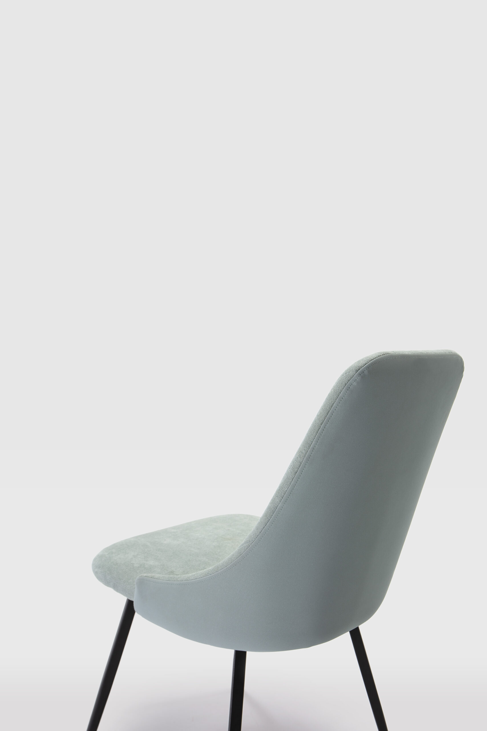 SILLA ELMA GIRATORIO TURQUESA/PATAS NEGRAS 2P/CAJA - Imagen 4