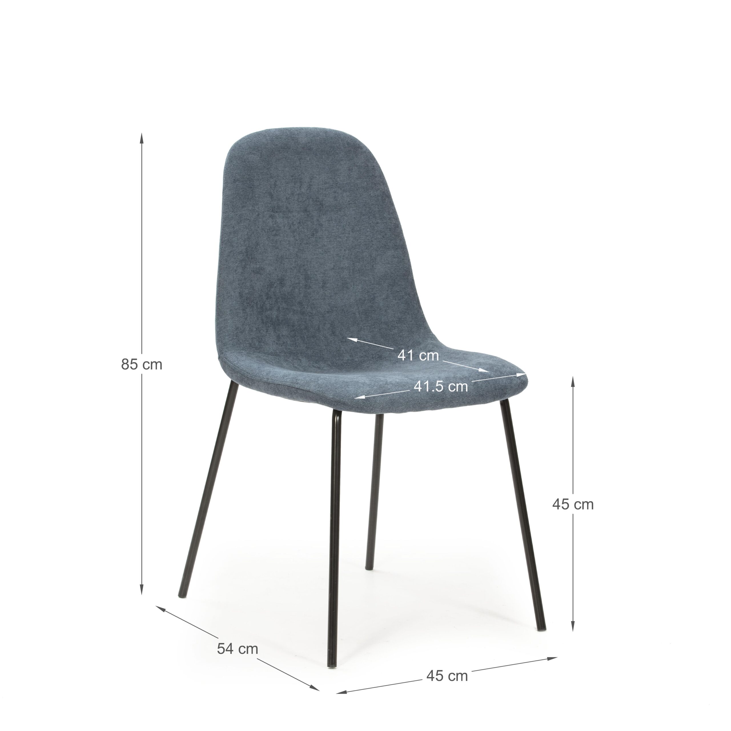 SILLA RENNE AZUL 4P/CAJA - Imagen 3