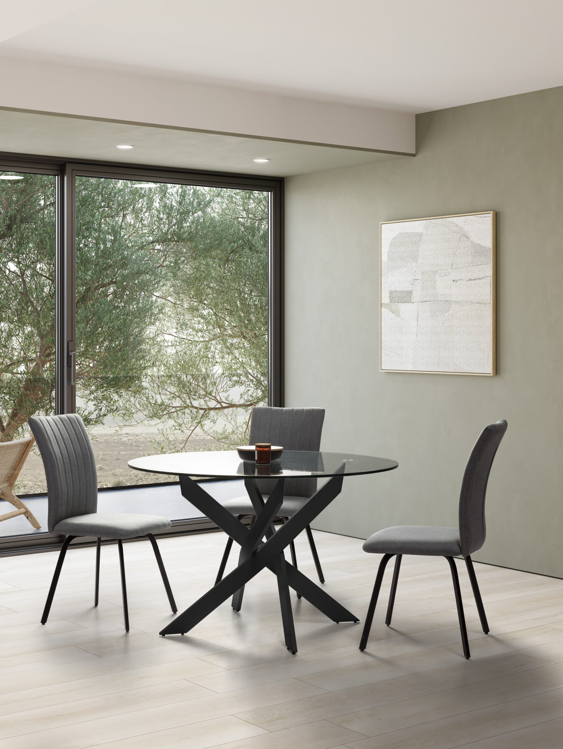 MESA REDON. RUTH 120CM NEGRO - Imagen 2