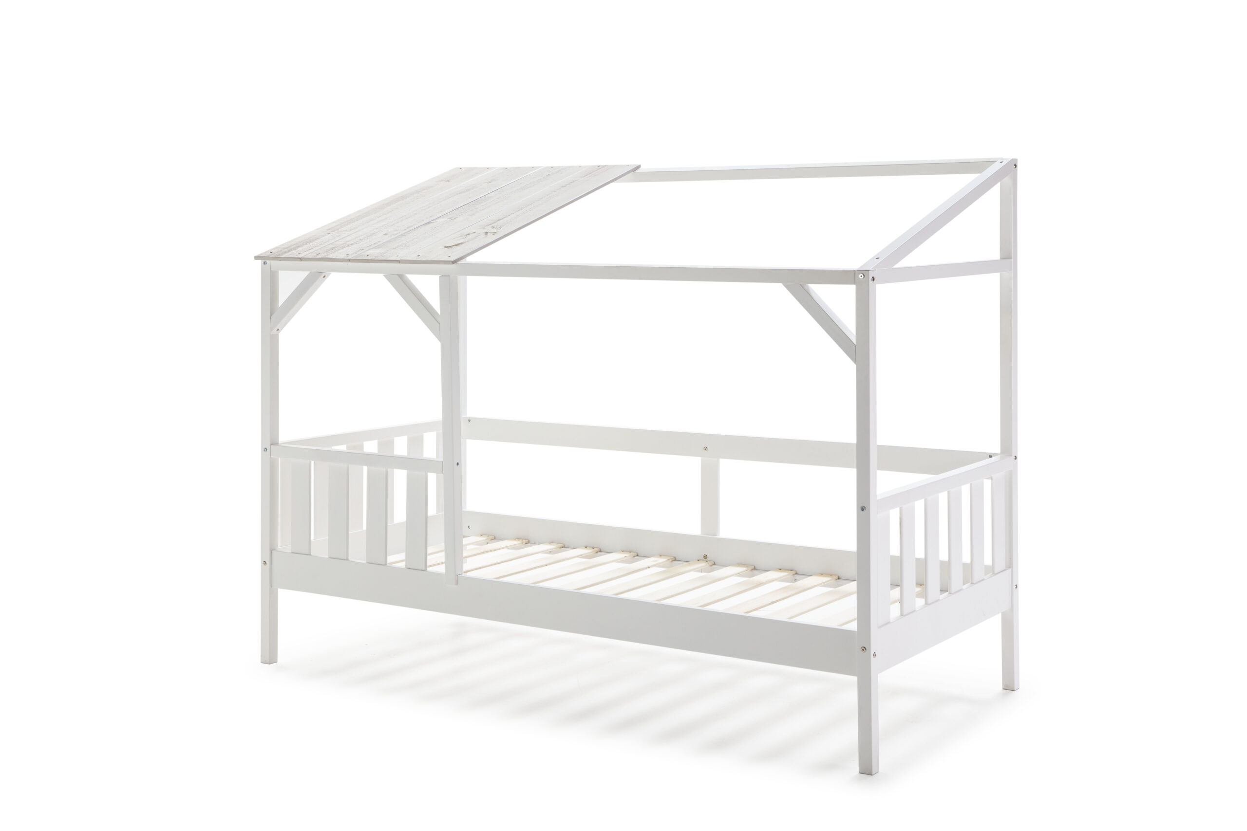 CAMA CABAÑA AMON 90X200 BLANCO/BLANCO RUSTICO - Imagen 7