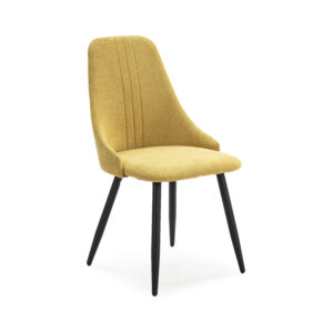 SILLA MANI AMARILLO/PATA NEGRA 4P/CAJA