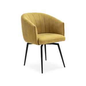 SILLON GIRATORIO ENKA MOSTAZA 1P/CAJA