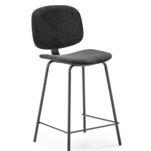 TABURETE ARUS 65CM NEGRO/PATA NEGRA 2P/CAJA