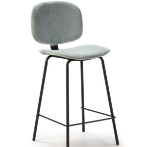 TABURETE ARUS 65CM AGUAMARINA/PATA NEGRA 2P/CAJA