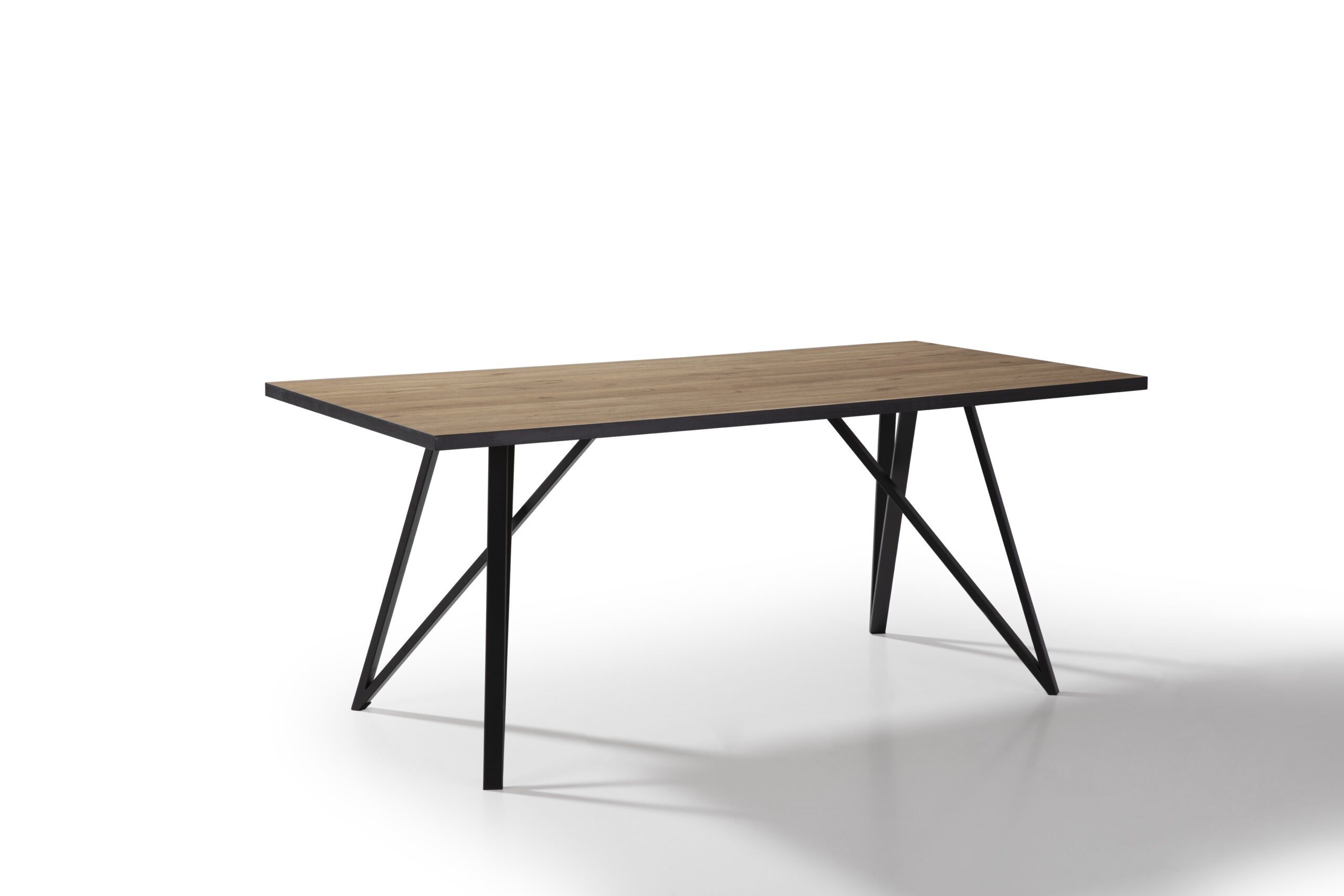 MESA RECT. MYLA 180X90 NATURAL/CANTO BOCAMIN