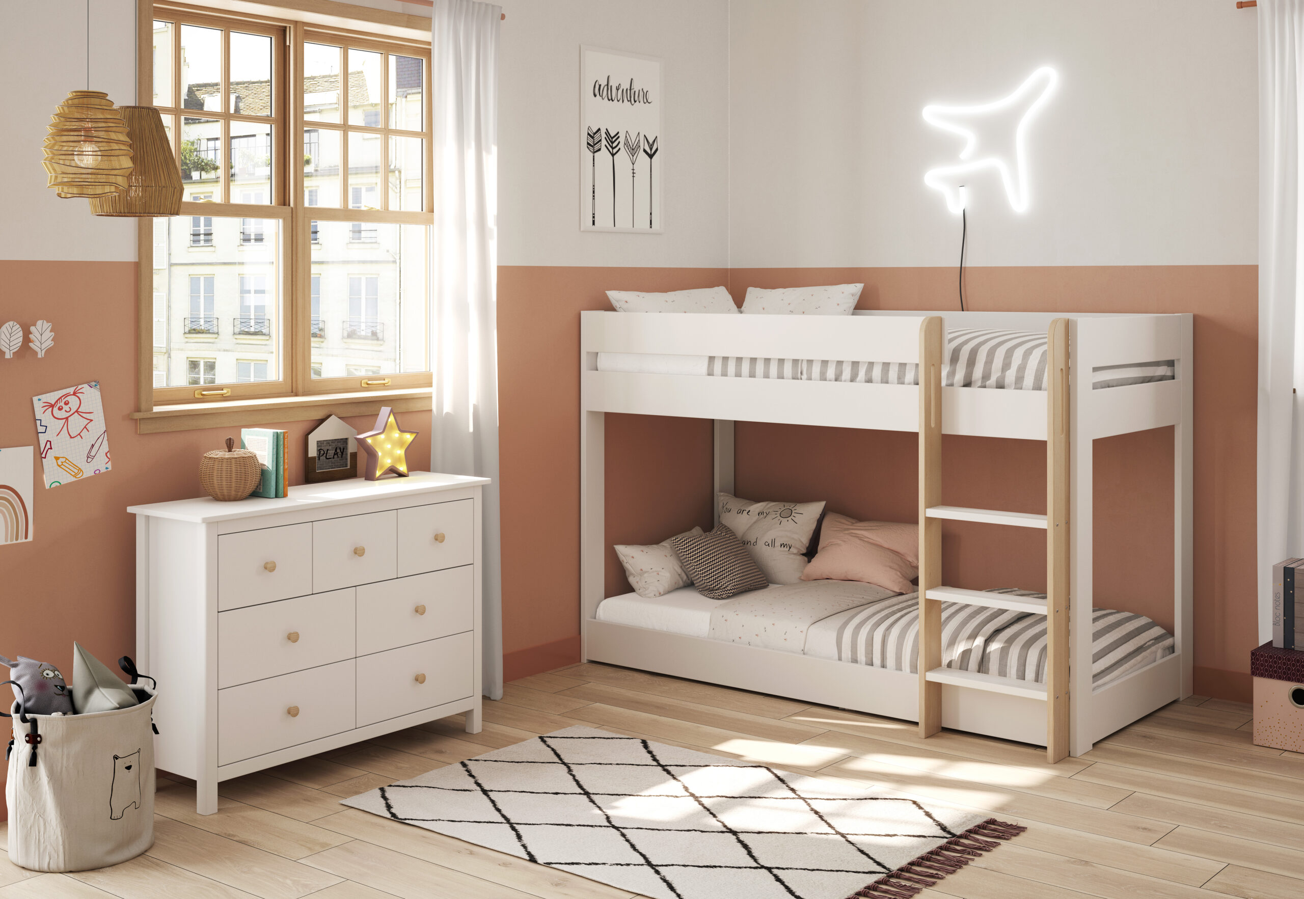 CÓMODA MAX 4+3C BLANCO - Imagen 6