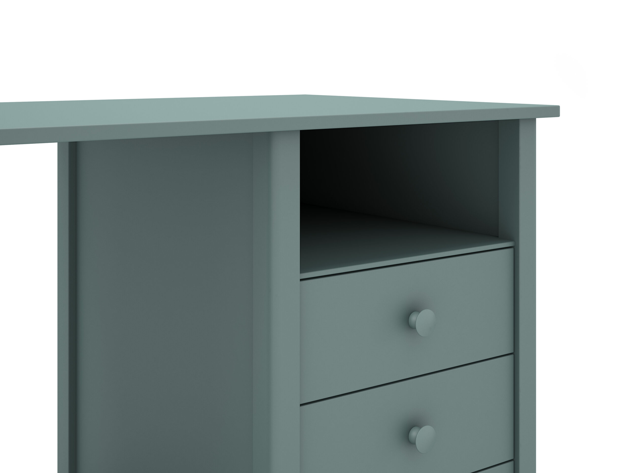 ESCRITORIO MAX 3C1H VERDE PETRÓLEO - Imagen 4