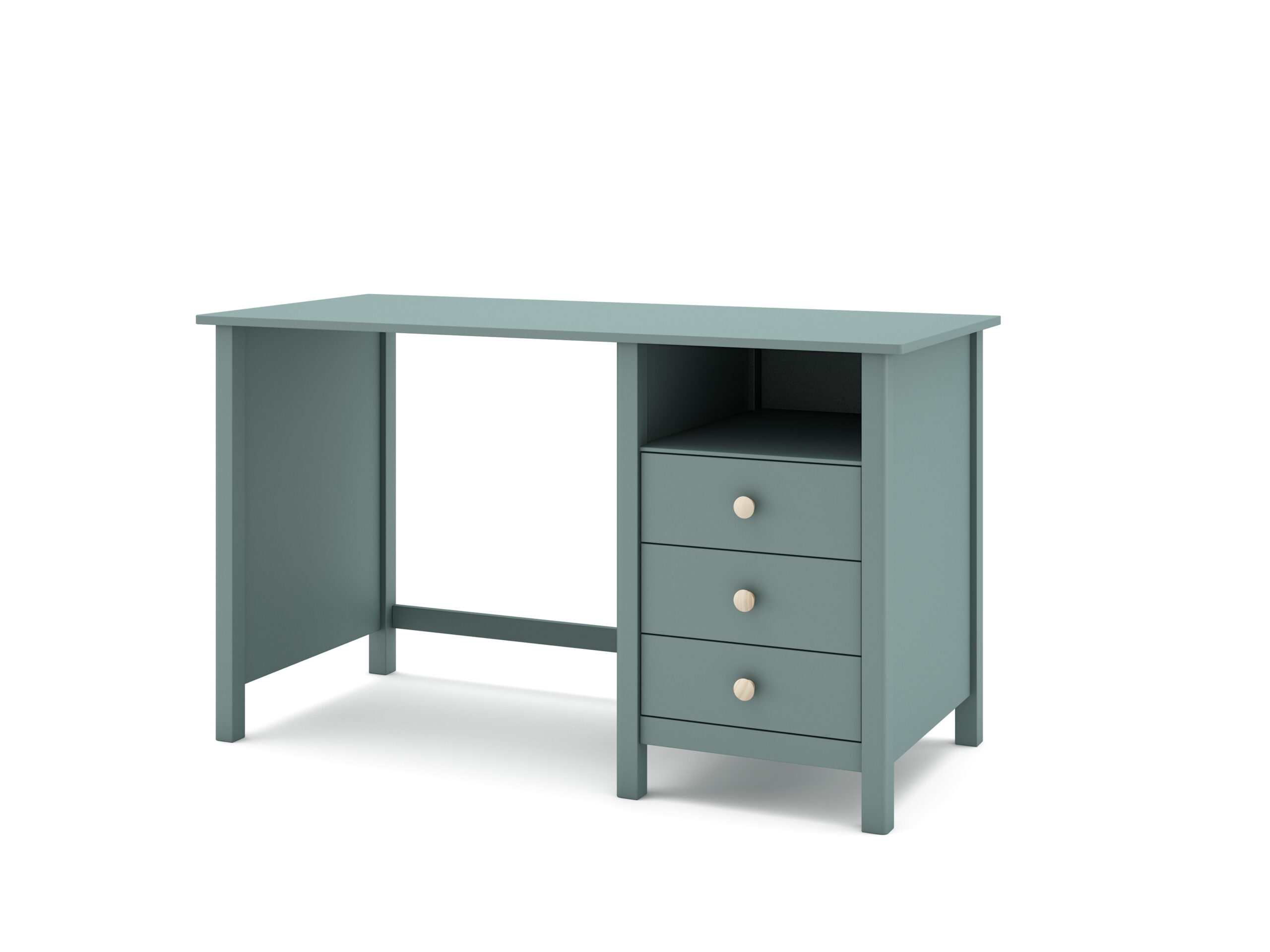 ESCRITORIO MAX 3C1H VERDE PETRÓLEO - Imagen 7