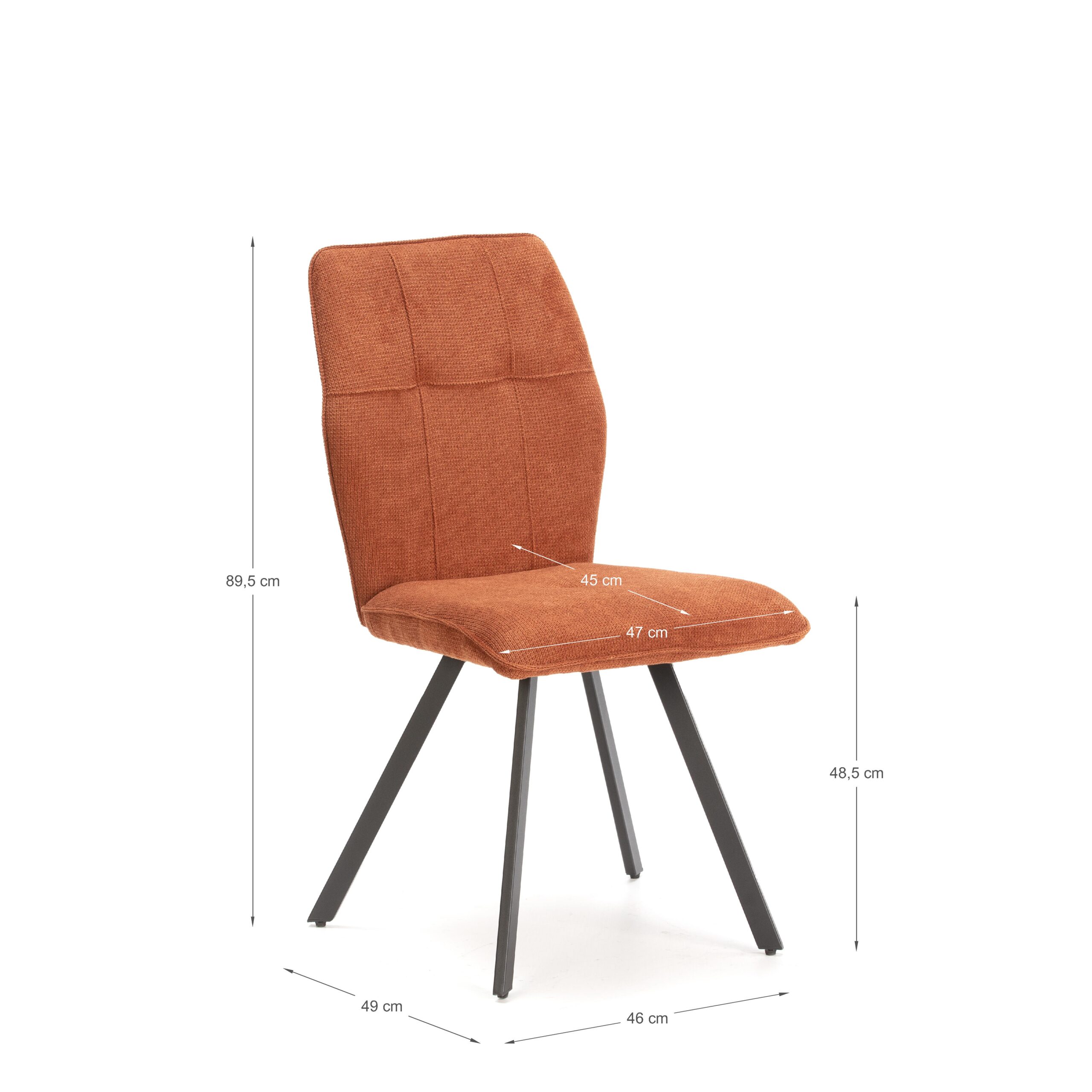 SILLA MERY MARRON 4P/CAJA - Imagen 3