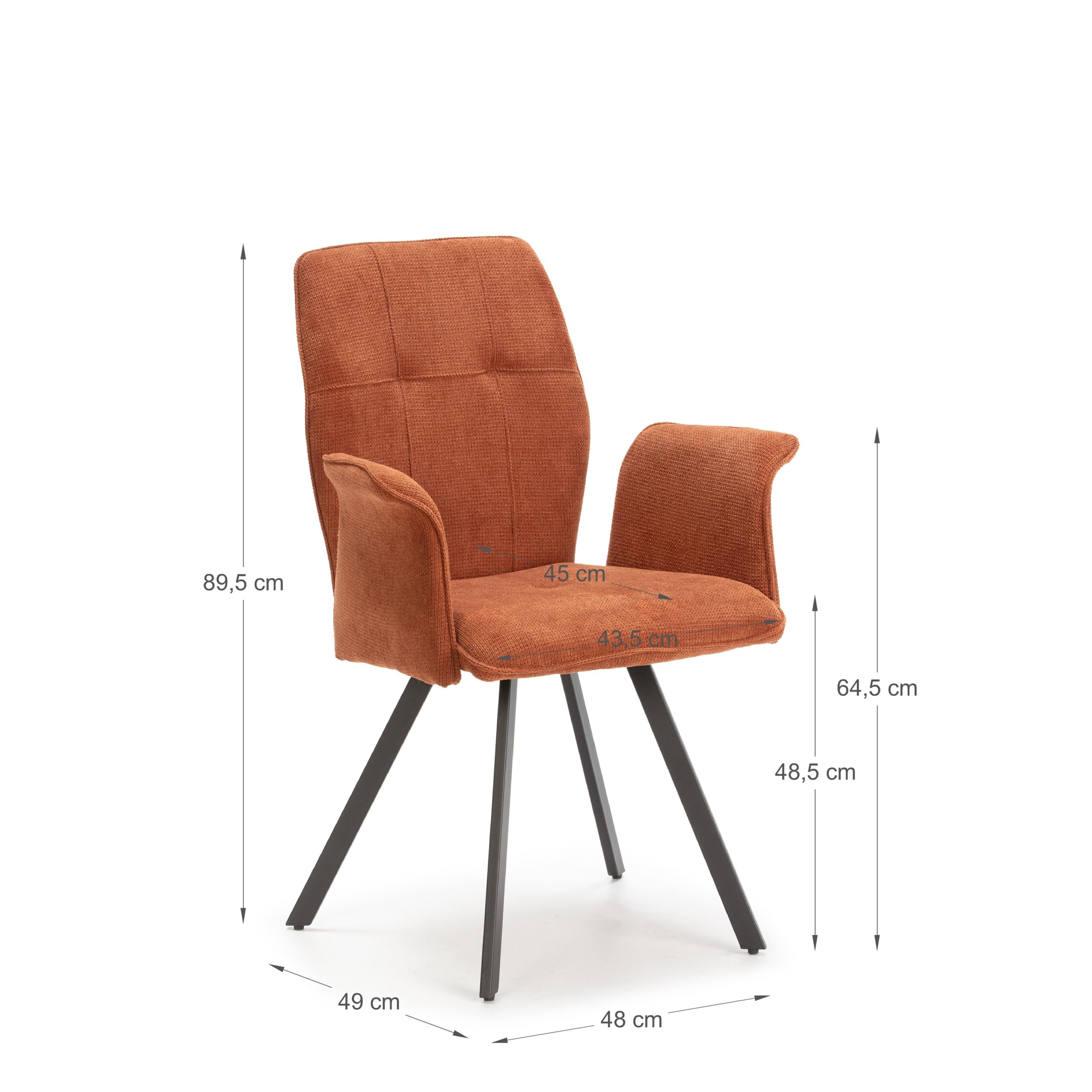 SILLON MERY MARRON 2P/CAJA - Imagen 4