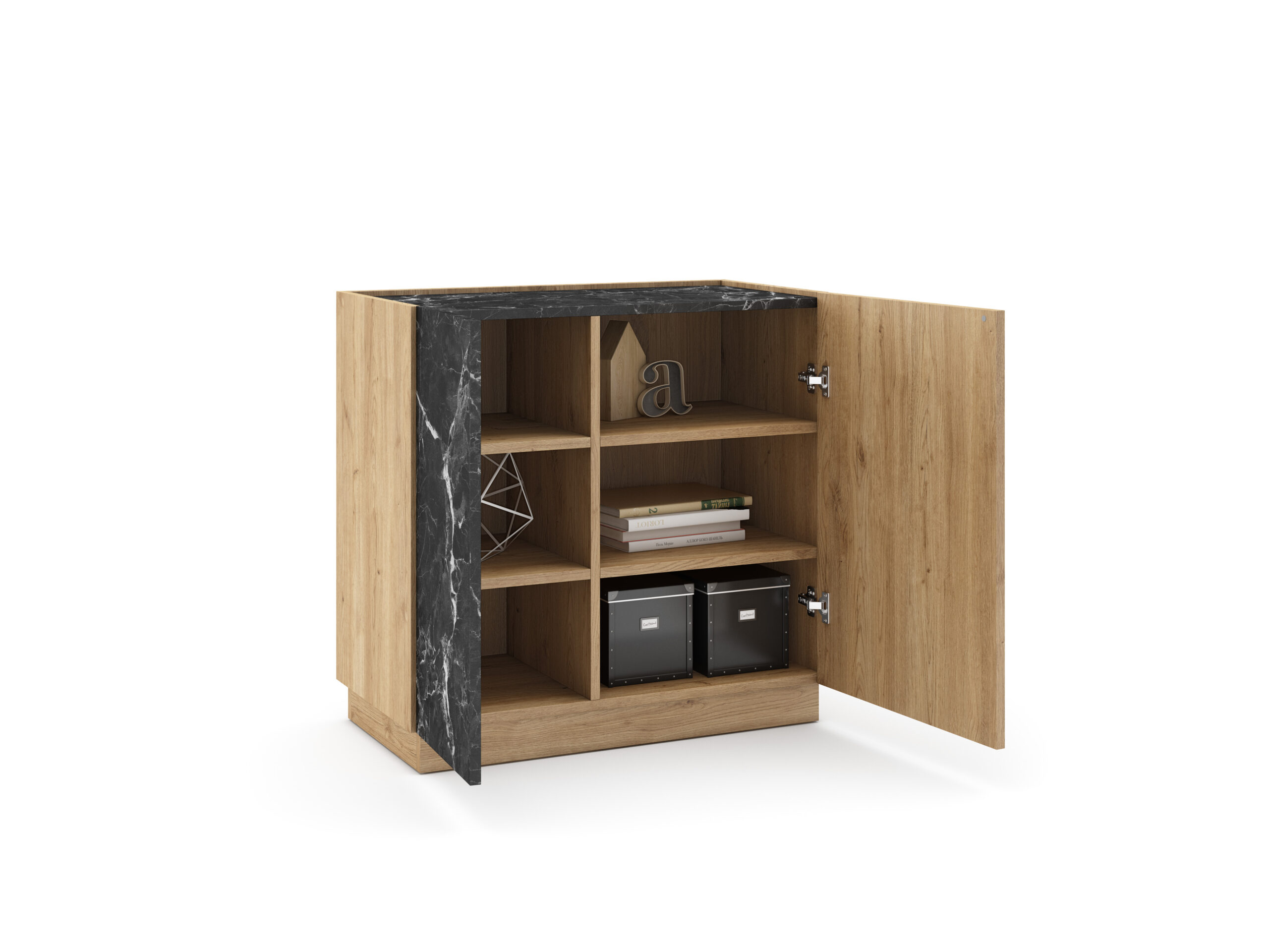 MUEBLE AUX. DIONE 2P SEPET/MARMOL LOTUS - Imagen 7