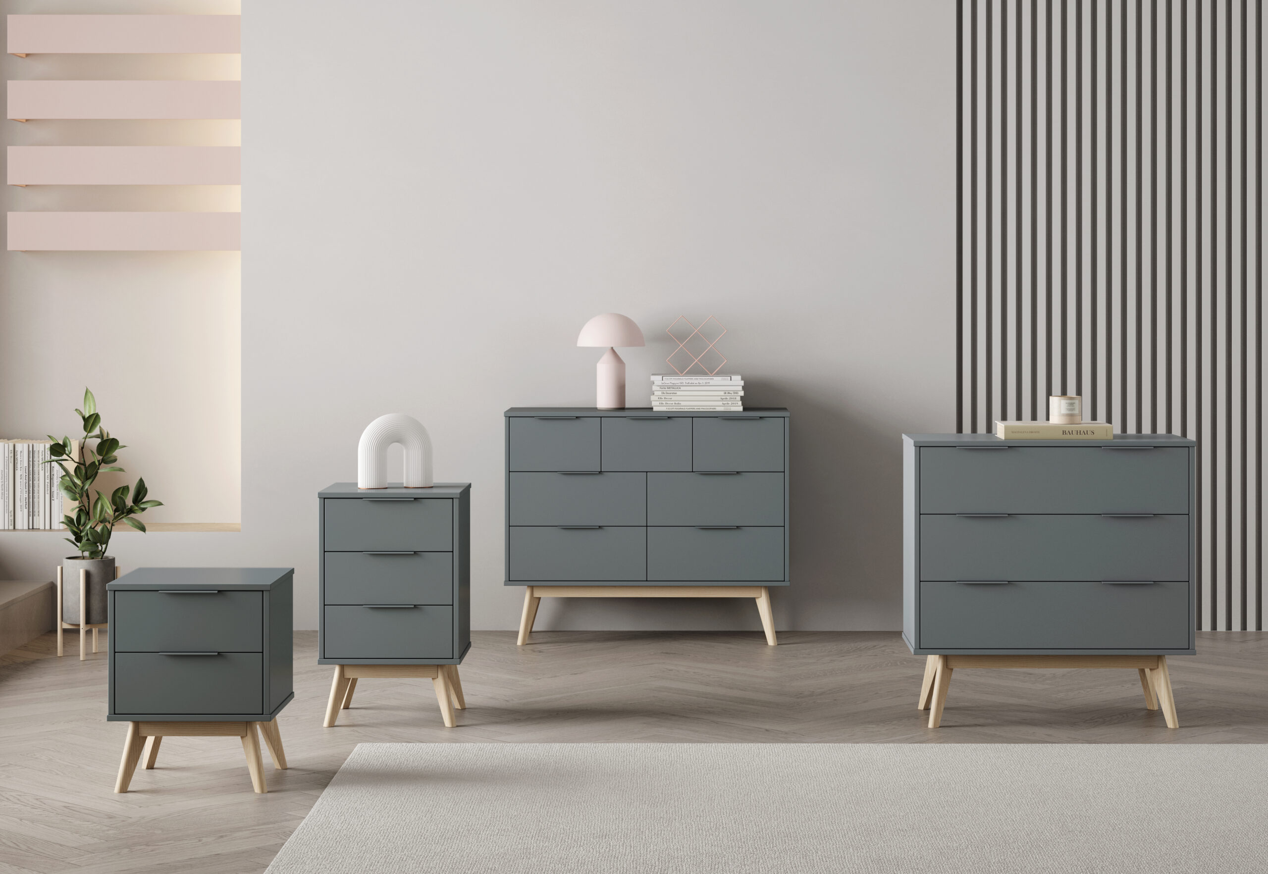 MESITA PISCO 2C VERDE KAKI 444C/CERA BLANCA - Imagen 3