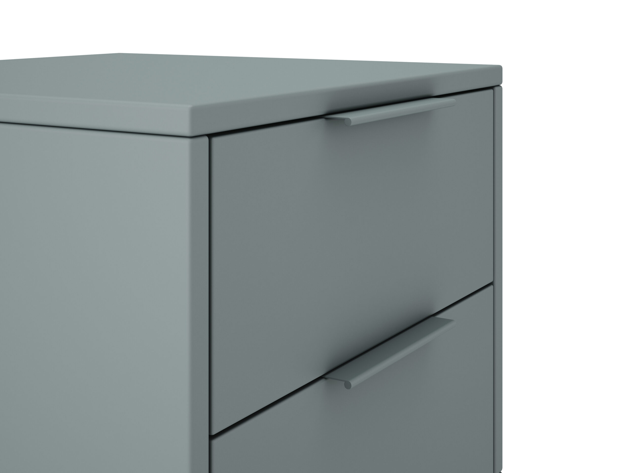 MESITA PISCO 2C VERDE KAKI 444C/CERA BLANCA