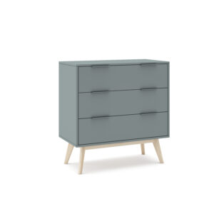 COMODA PISCO 3C VERDE KAKI 444C/CERA BLANCA